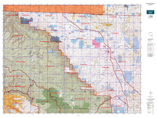 Wyoming Whitetail Deer GMU 24 Map Image