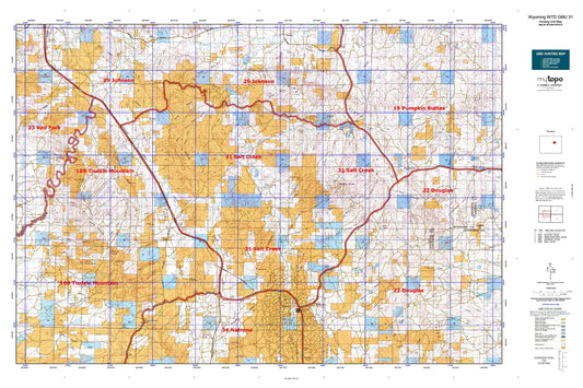 Wyoming Whitetail Deer GMU 31 Map Image