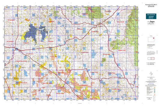 Wyoming Whitetail Deer GMU 5 Map Image