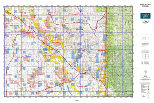 Wyoming Whitetail Deer GMU 6 Map Image