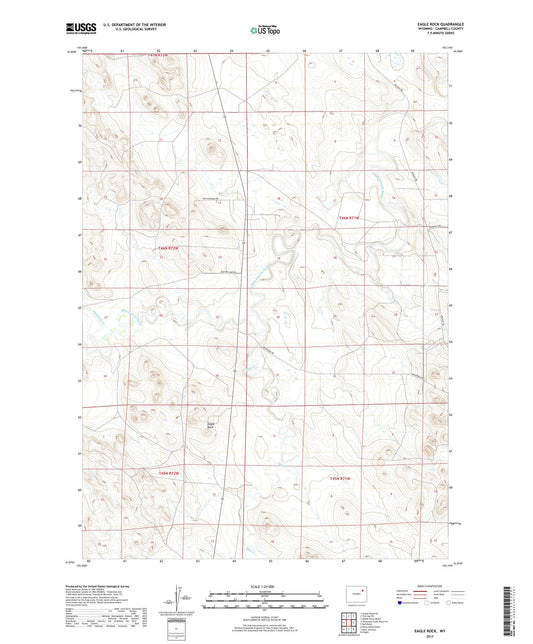 Eagle Rock Wyoming US Topo Map Image