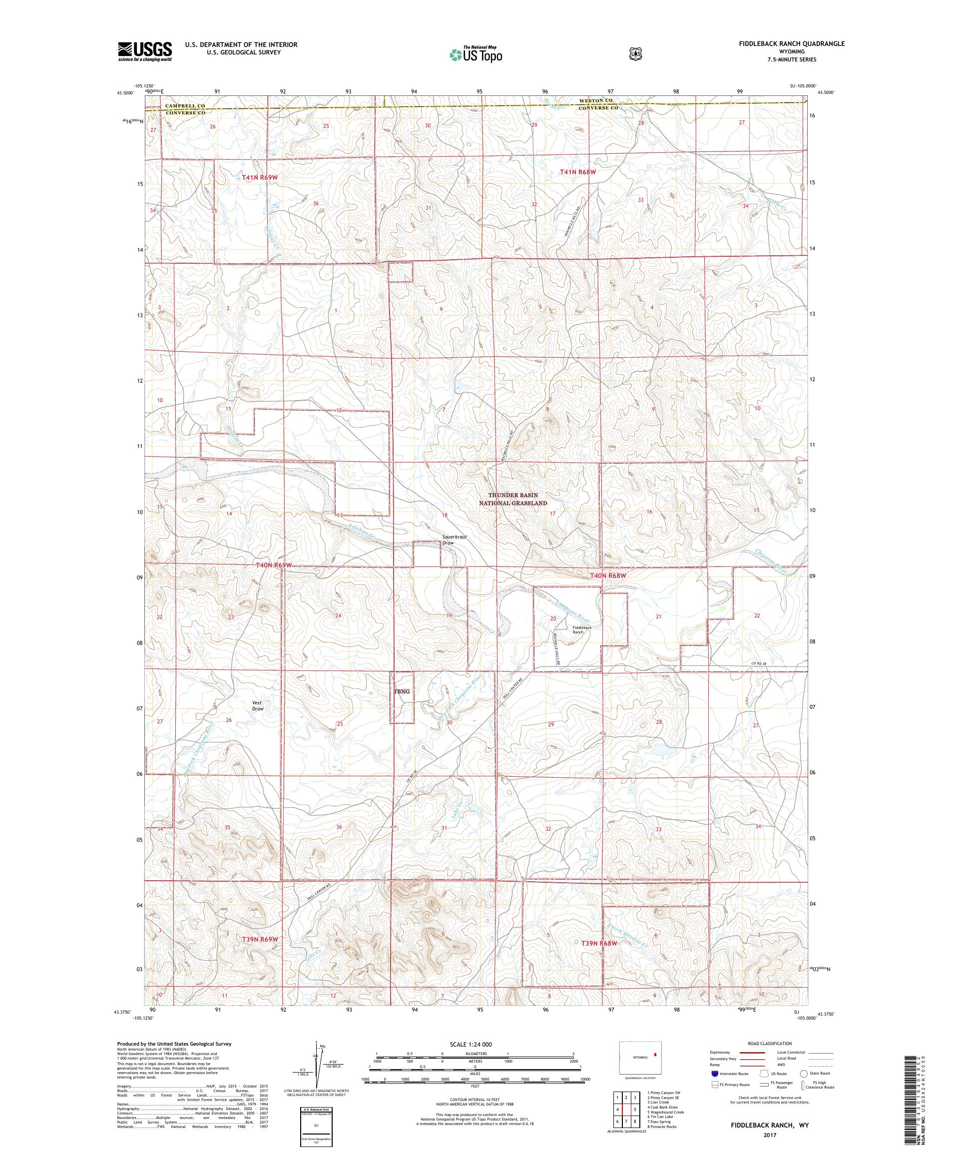 Midland Wyoming Ranch Map.pdf Fiddleback Ranch Wyoming US Topo Map – MyTopo Map Store