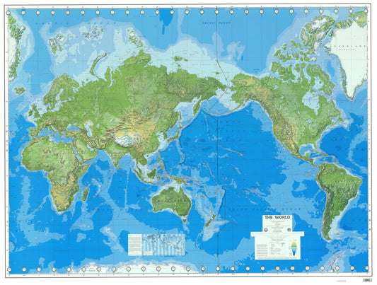 Topographic Map of the World