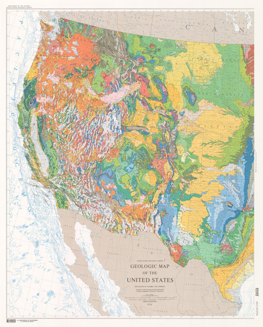 Geologic Map of Western United States