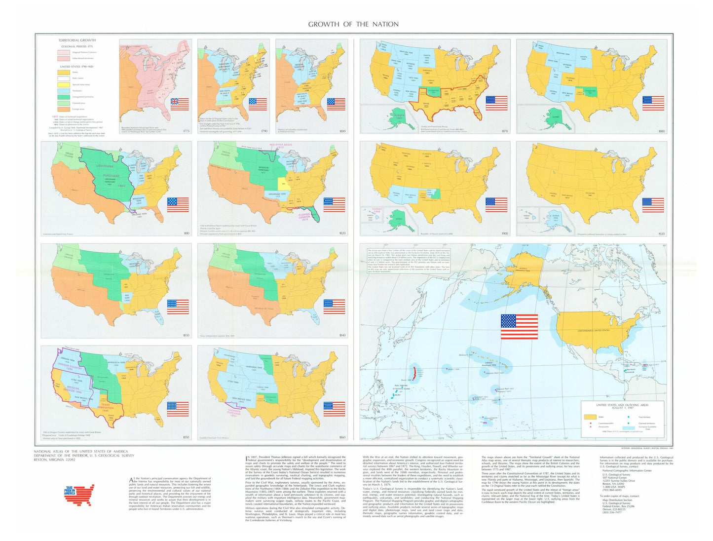 United States Territorial Growth Map