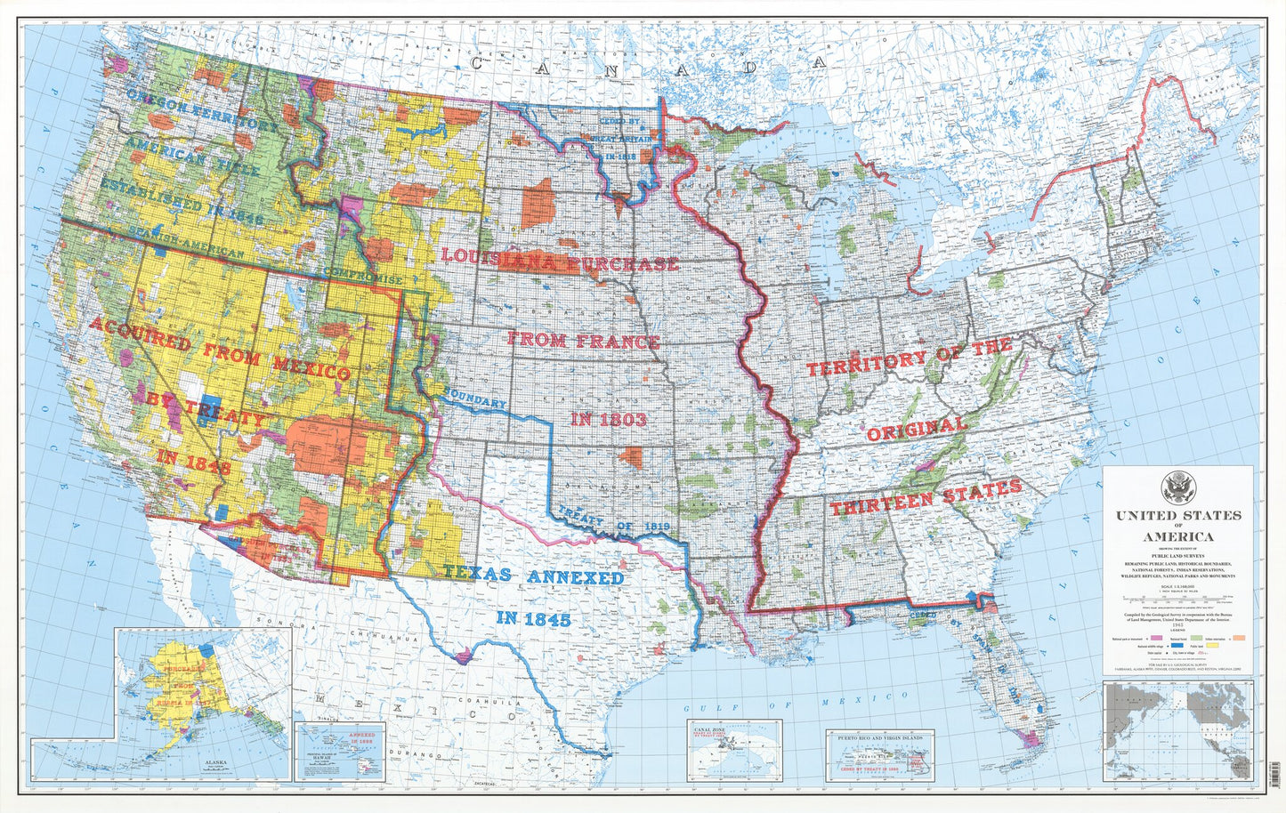 United States Public Land Surveys Map