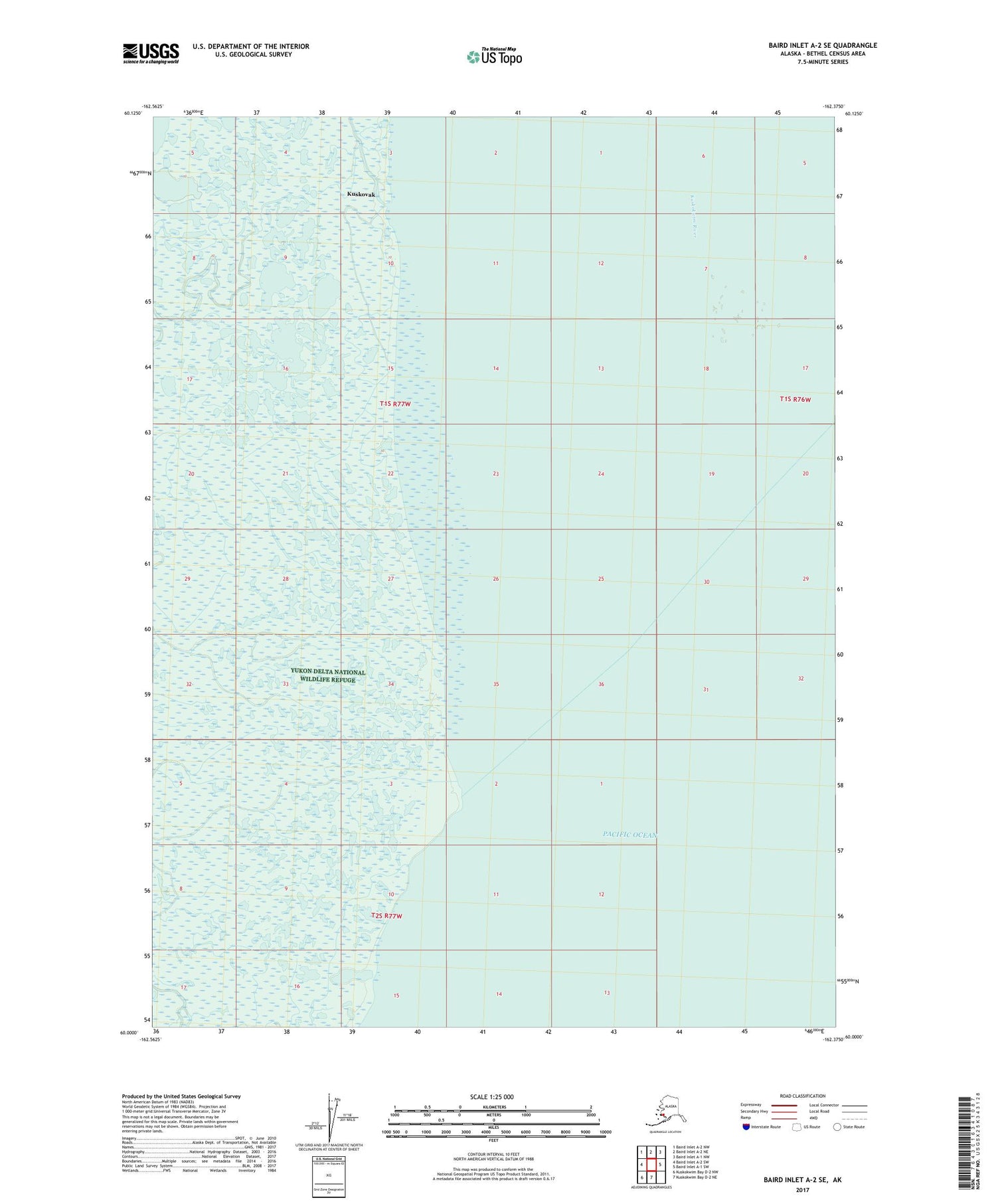 Baird Inlet A-2 SE Alaska US Topo Map Image