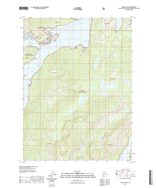 Craig B-2 NW Alaska US Topo Map Image
