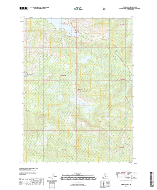Craig B-3 NW Alaska US Topo Map Image