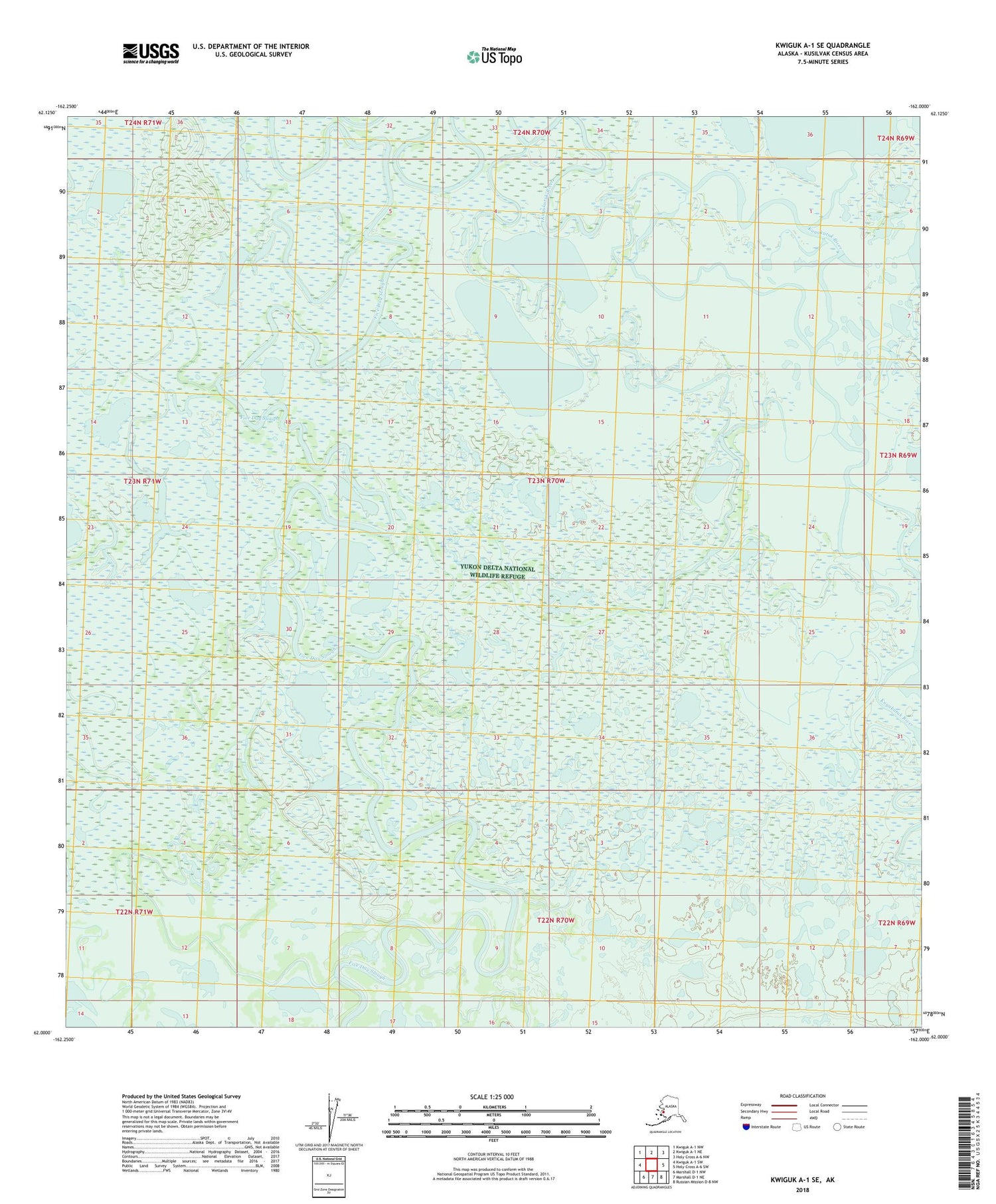 Kwiguk A-1 SE Alaska US Topo Map Image