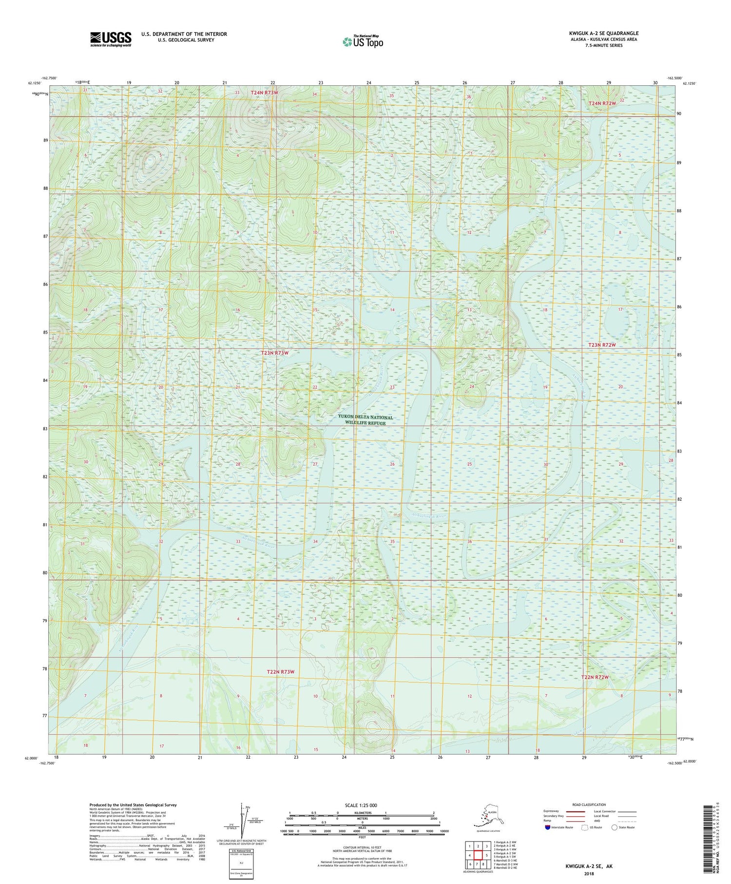 Kwiguk A-2 SE Alaska US Topo Map Image