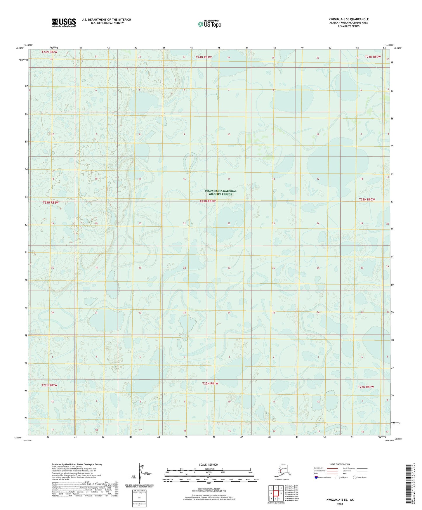 Kwiguk A-5 SE Alaska US Topo Map Image