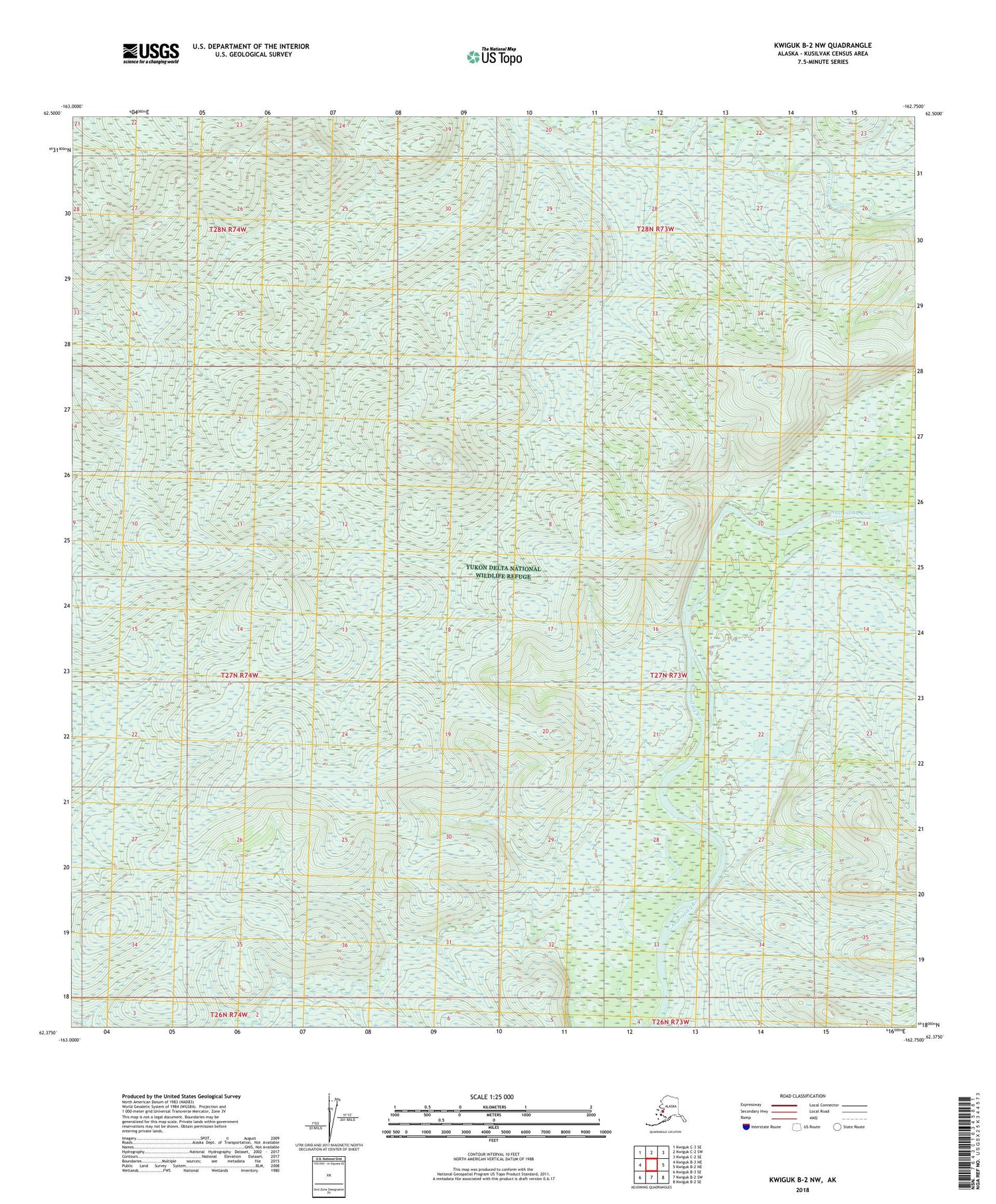 Kwiguk B-2 NW Alaska US Topo Map Image