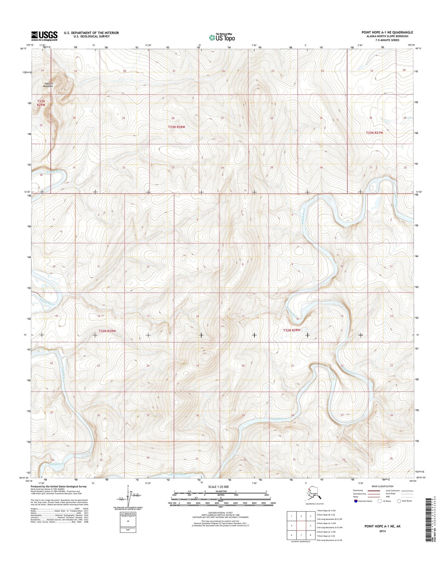 Point Hope A-1 NE Alaska US Topo Map Image