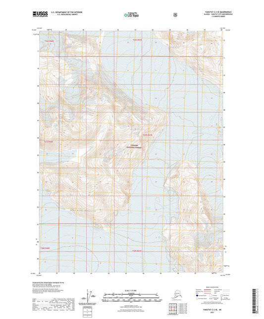 Yakutat C-2 SE Alaska US Topo Map Image