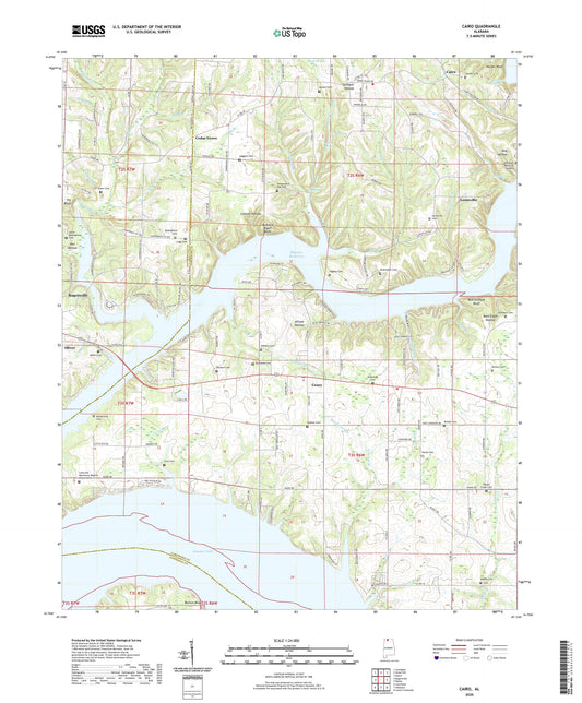 Cairo Alabama US Topo Map Image