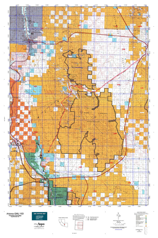 Arizona GMU 15D Map Image