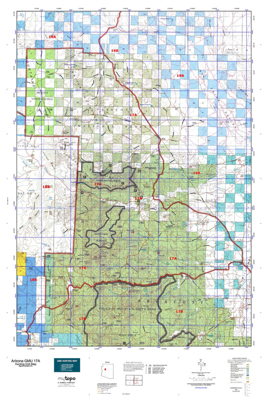 Arizona GMU 17A Map Image