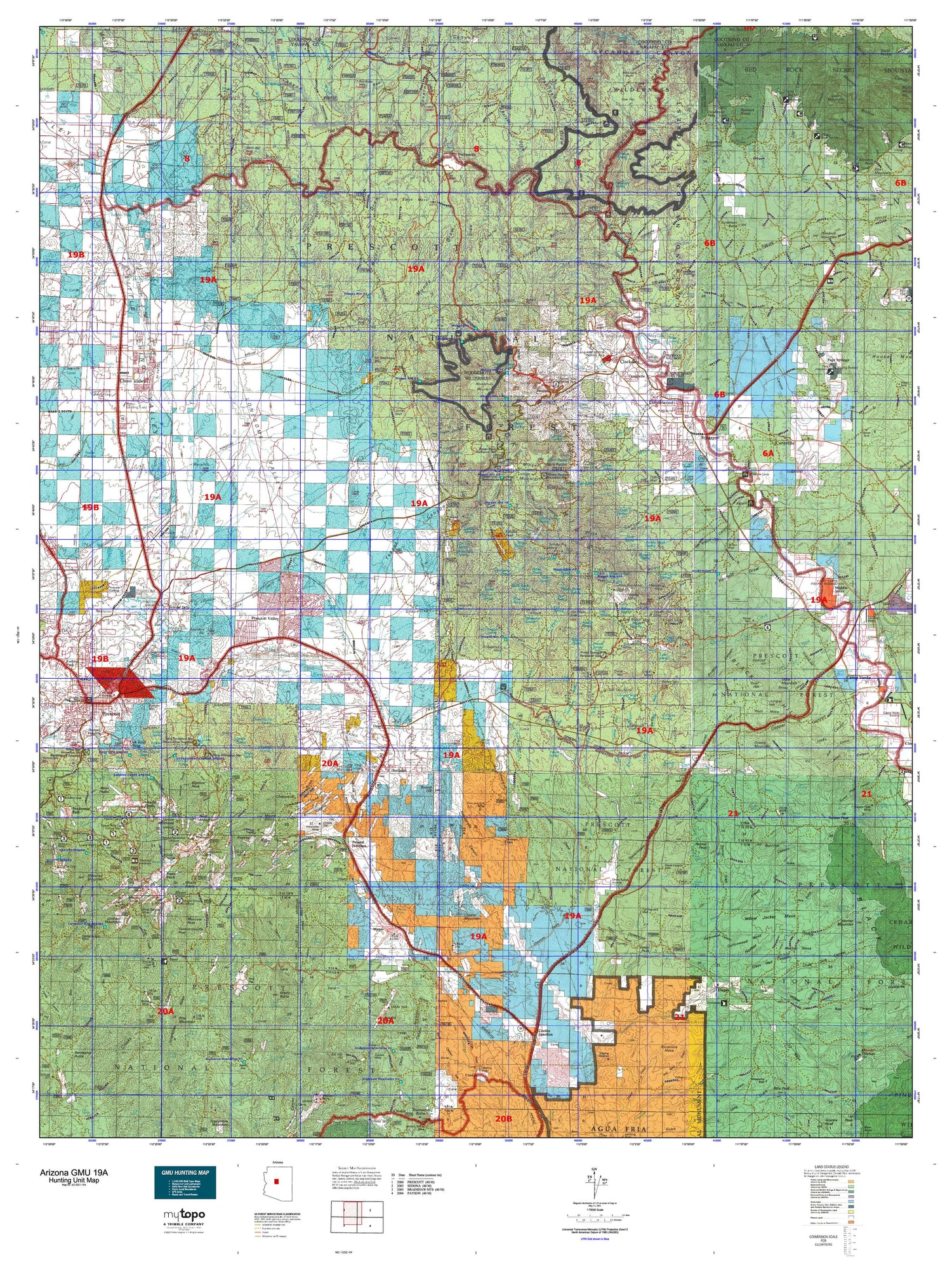 Arizona GMU 19A Map Image