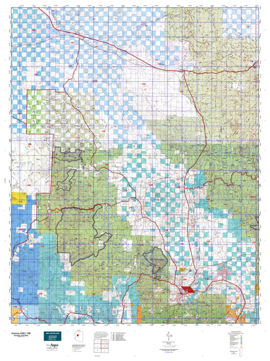 Arizona GMU 19B Map Image