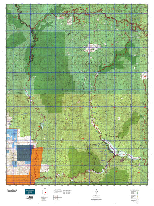 Arizona GMU 22 Map Image