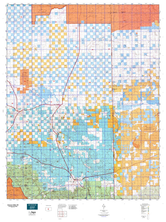 Arizona GMU 2B Map Image