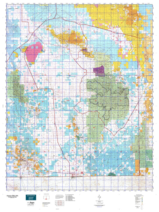 Arizona GMU 30A Map Image