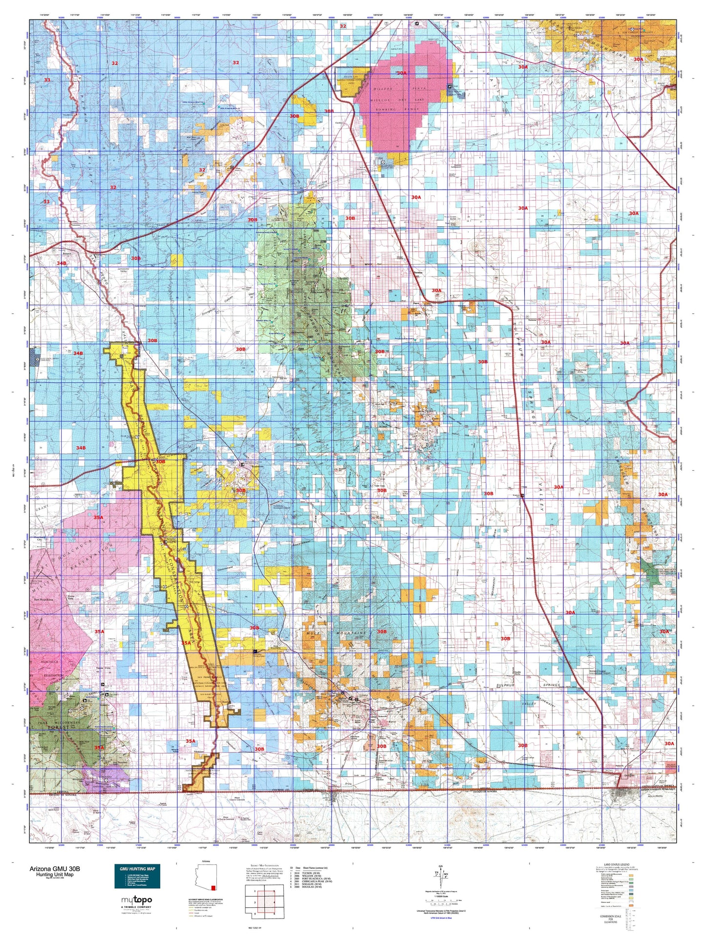Arizona GMU 30B Map Image