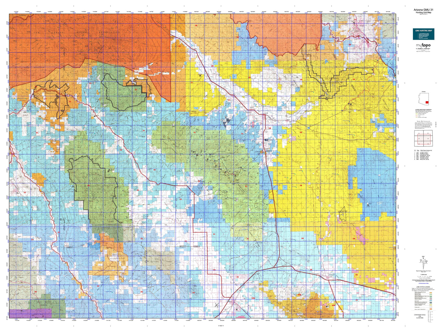 Arizona GMU 31 Map Image