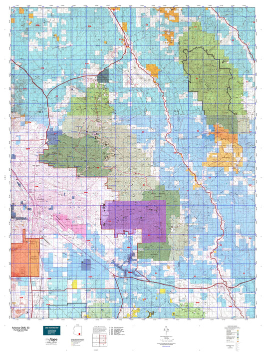 Arizona GMU 33 Map Image