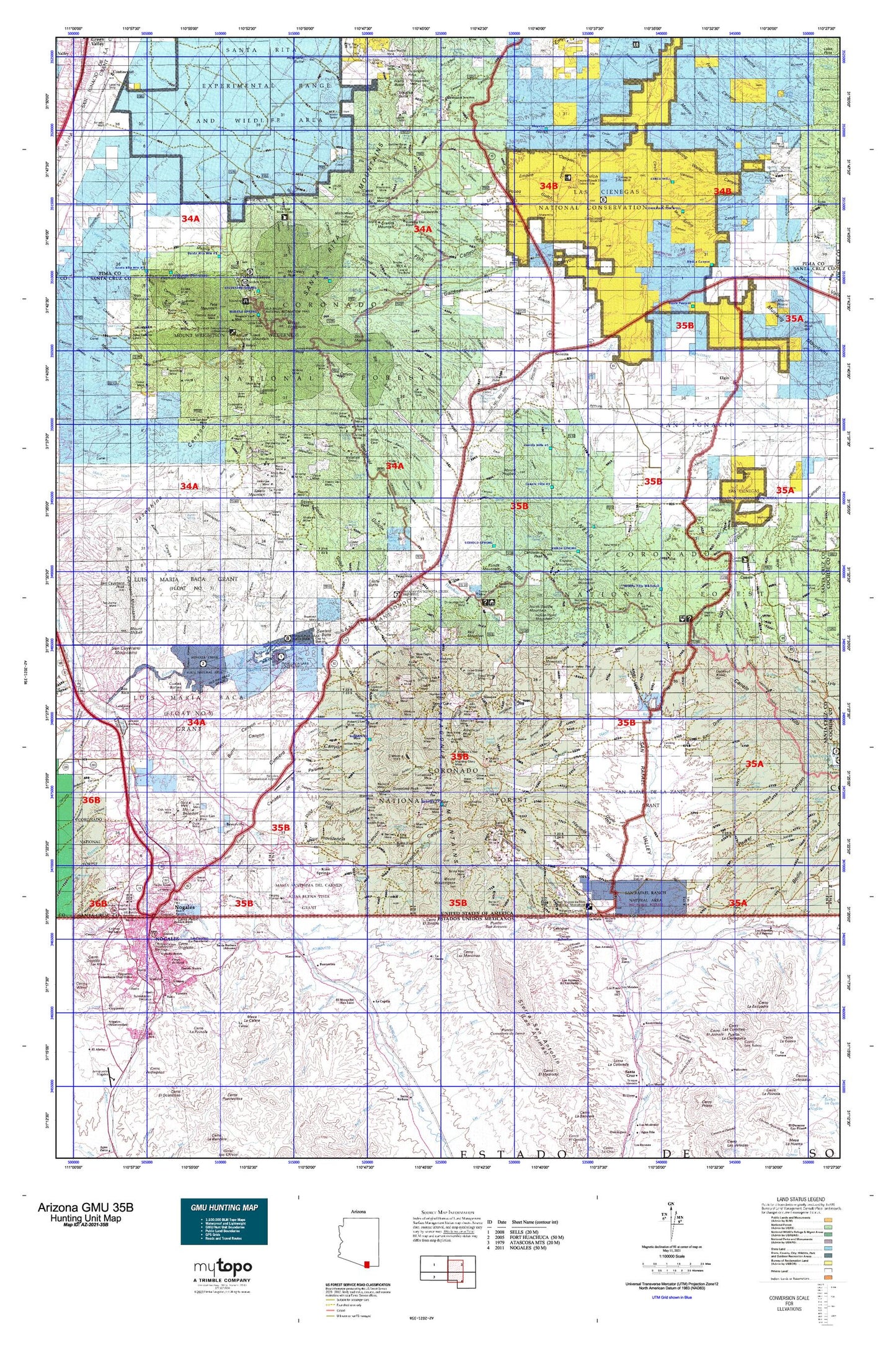 Arizona GMU 35B Map Image