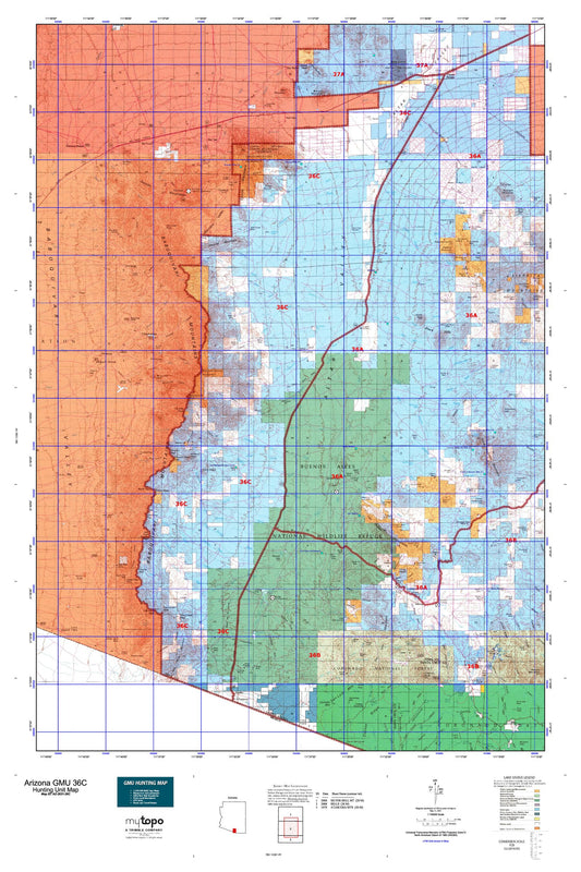 Arizona GMU 36C Map Image