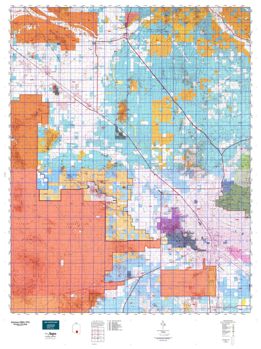 Arizona GMU 37A Map Image