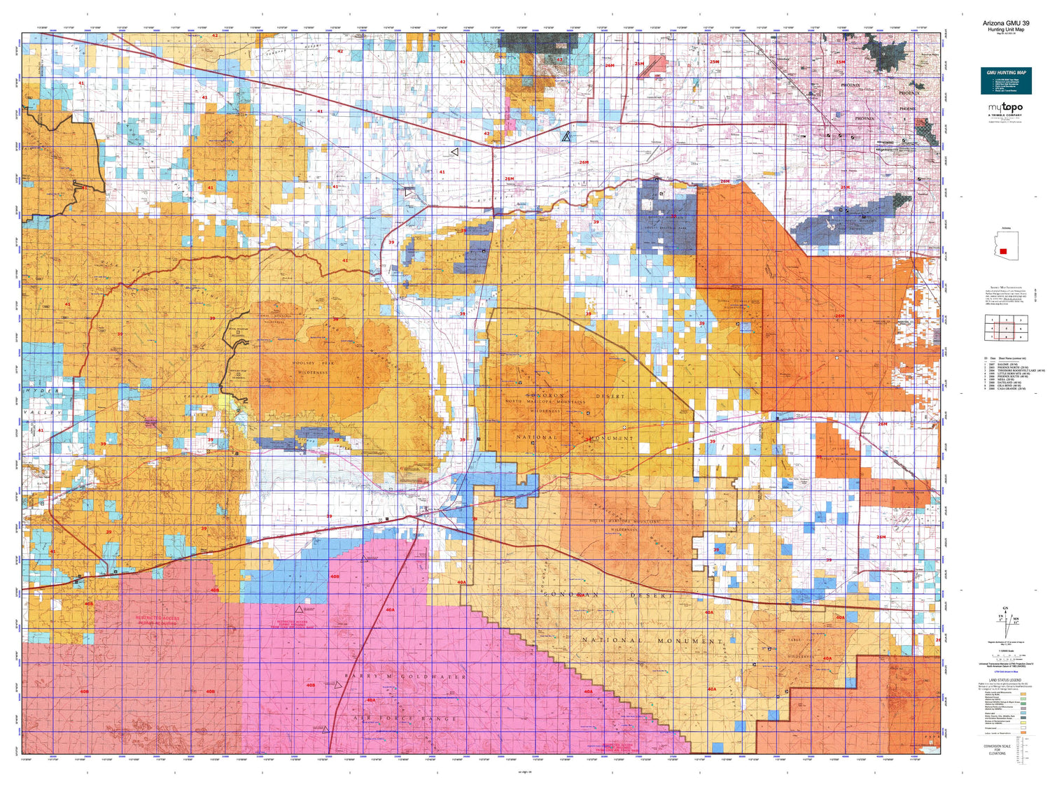 Arizona GMU 39 Map Image