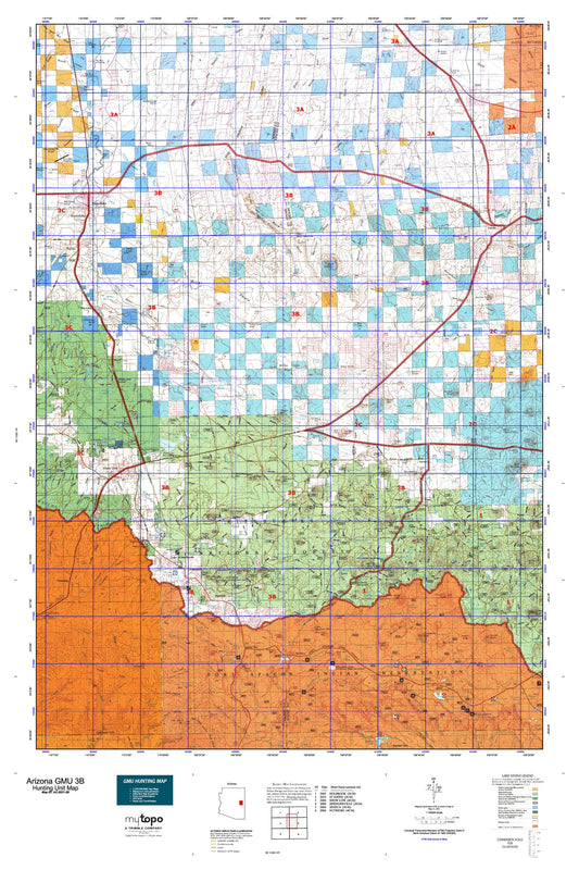 Arizona GMU 3B Map Image