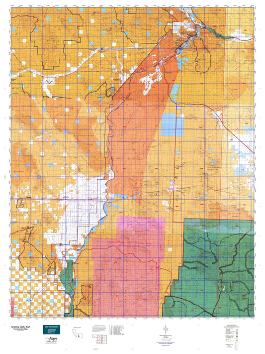 Arizona GMU 43A Map Image