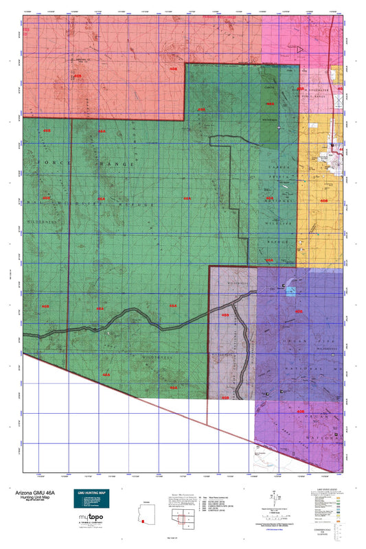 Arizona GMU 46A Map Image