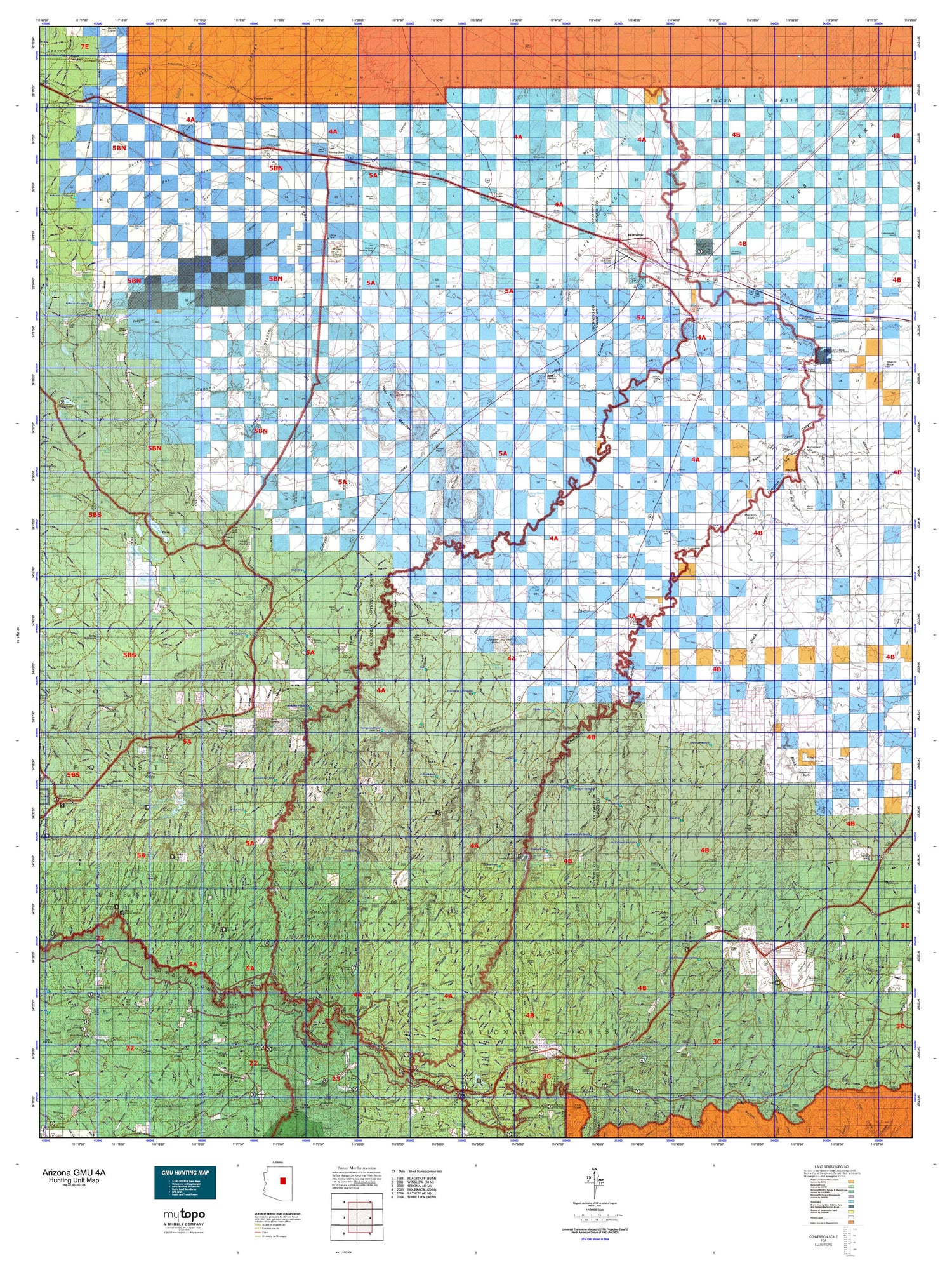 Arizona GMU 4A Map Image