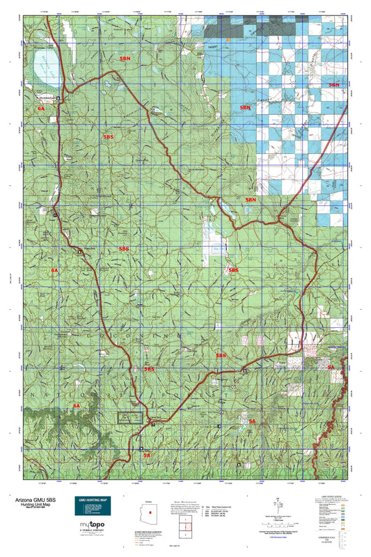 Arizona GMU 5BS Map Image
