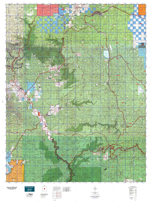 Arizona GMU 6A Map Image