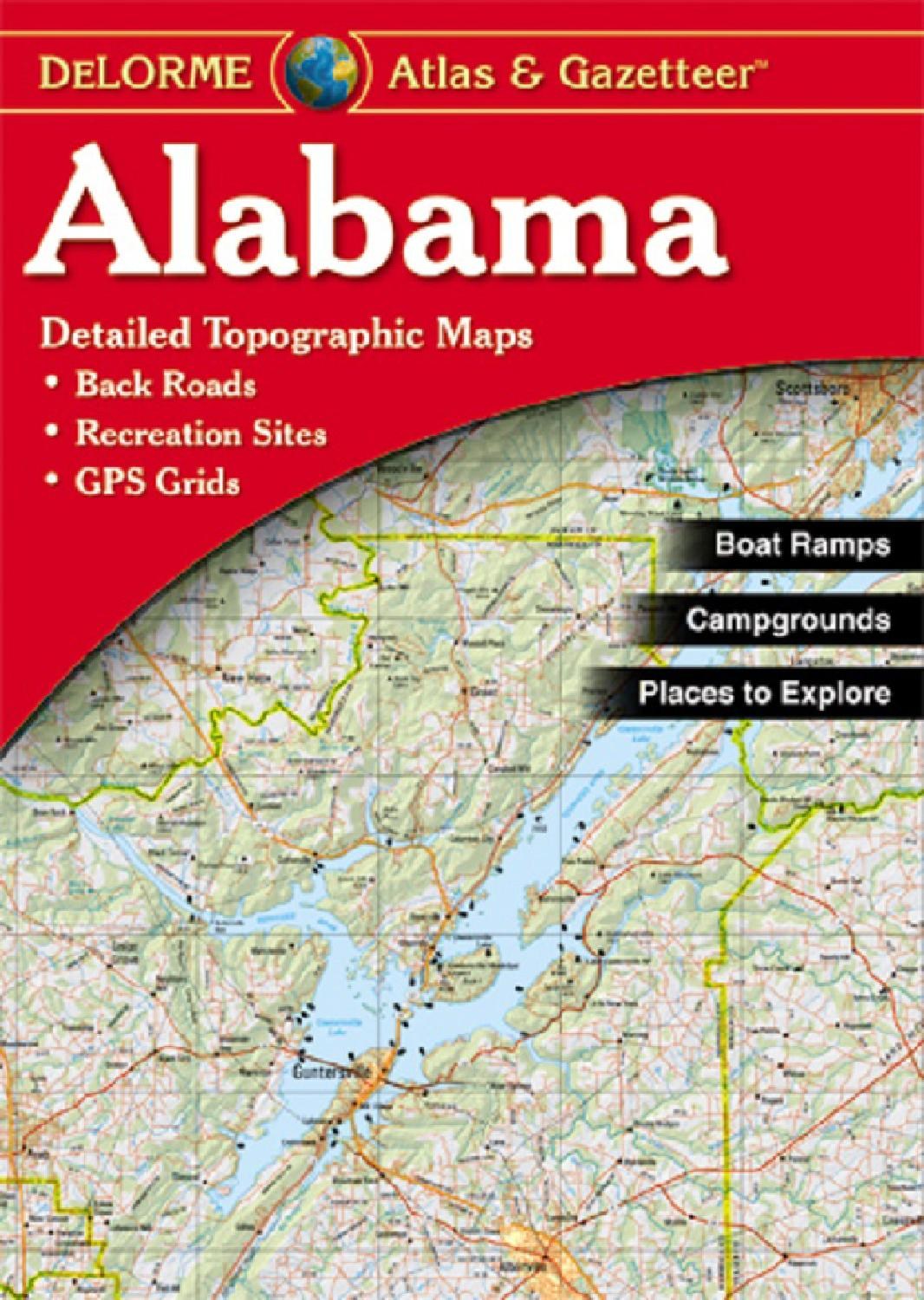 State of Alabama Maps – MyTopo Map Store