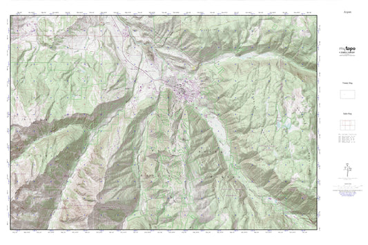 Aspen MyTopo Explorer Series Map Image