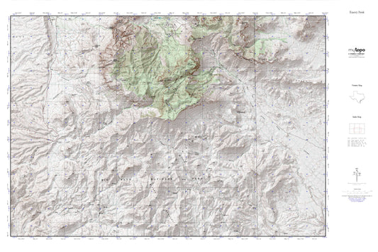 Big Bend MyTopo Explorer Series Map Image