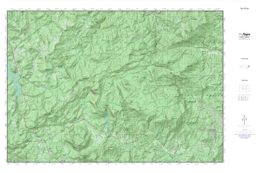 Big Ridge MyTopo Explorer Series Map Image