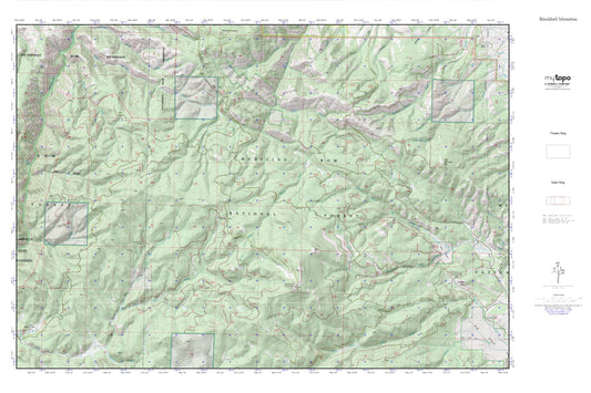 Blackhall Mountain MyTopo Explorer Series Map Image