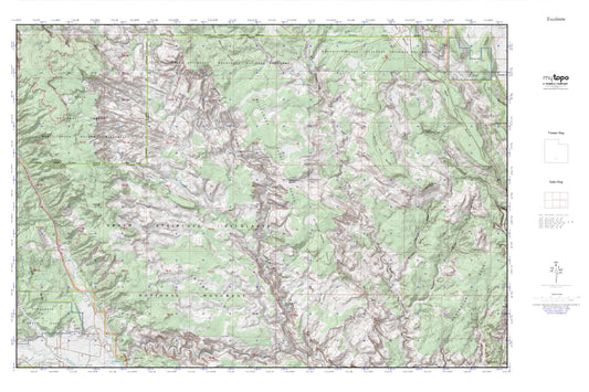 Boulder Mail Trail MyTopo Explorer Series Map Image