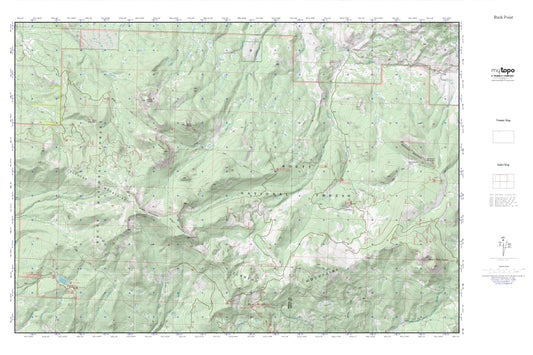 Buck Point MyTopo Explorer Series Map Image
