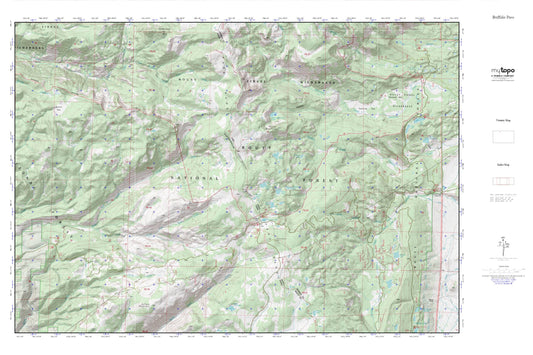 Buffalo Pass MyTopo Explorer Series Map Image