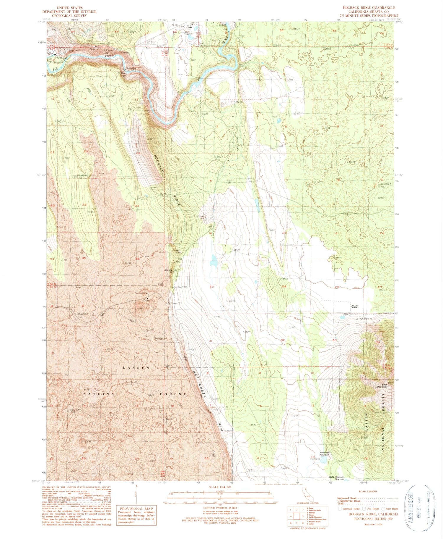 Hogback Ridge Imag Classic USGS Hogback Ridge California 7.5'x7.5' Topo Map – MyTopo Map Store