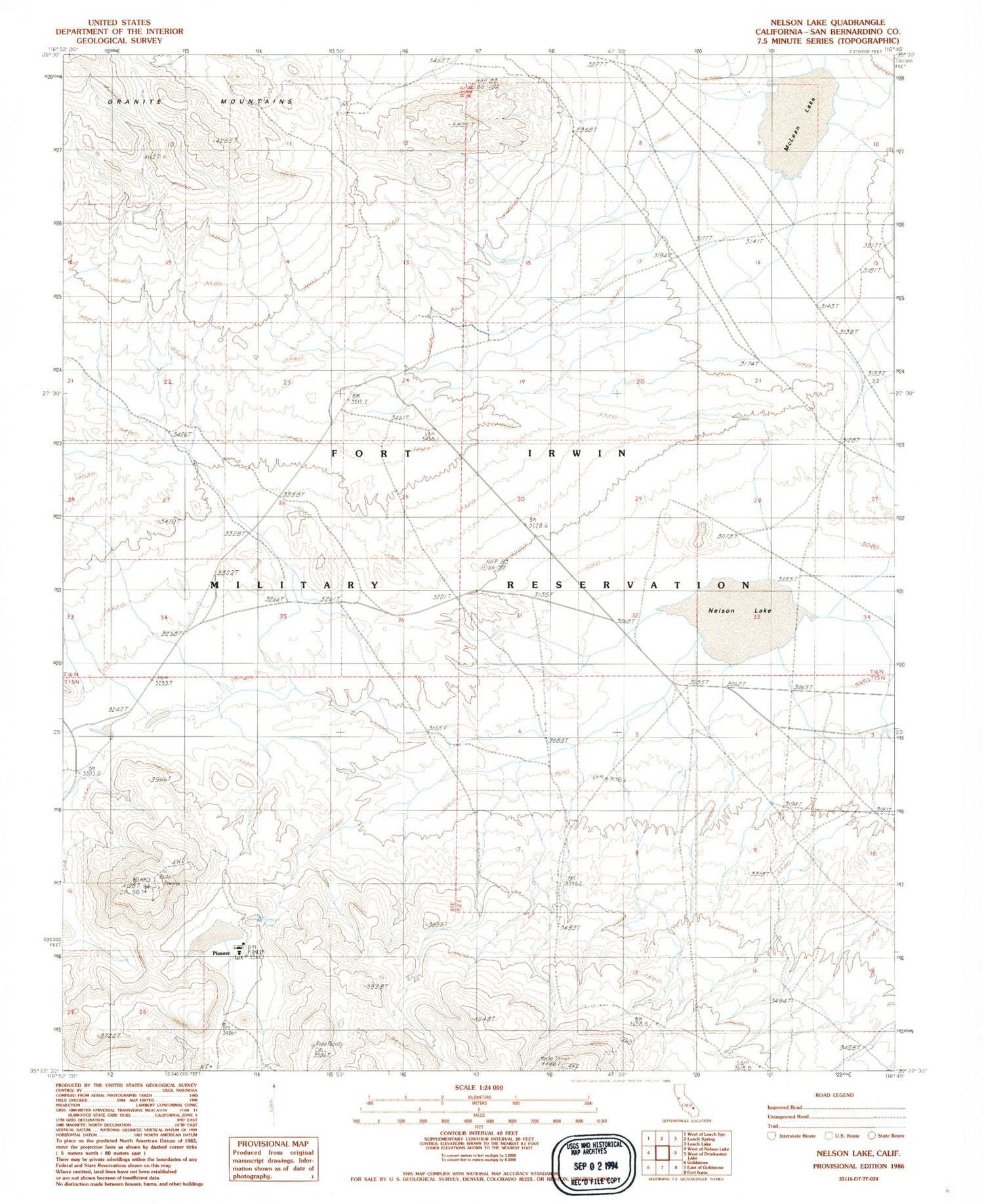 Classic USGS Nelson Lake California 7.5'x7.5' Topo Map Image